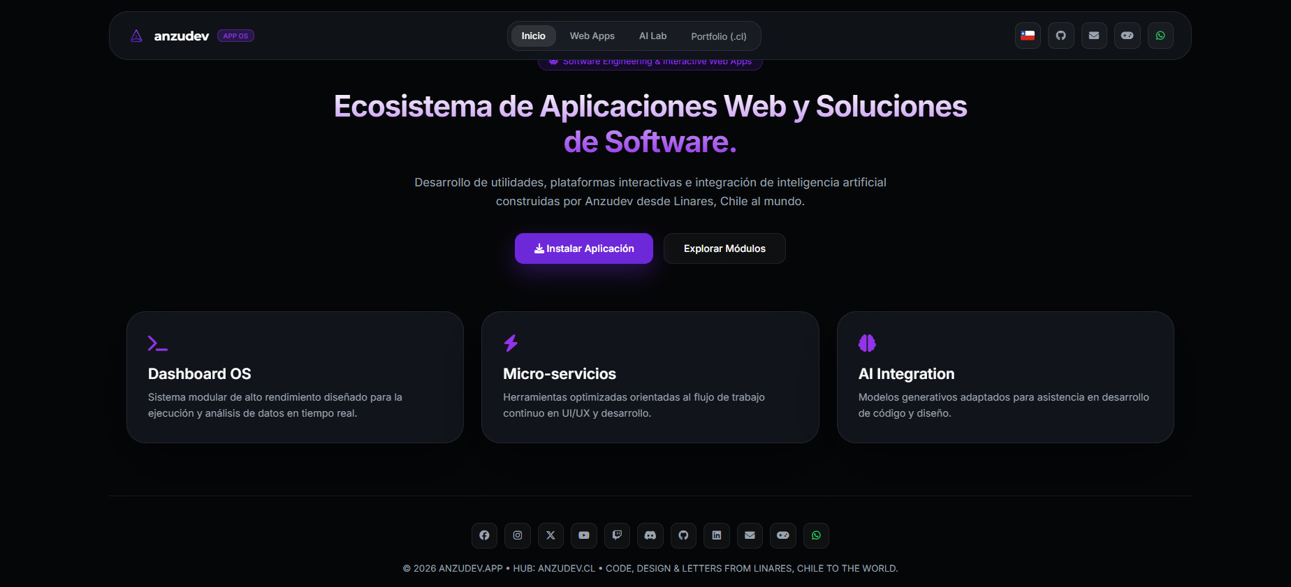 Anzudev App OS
