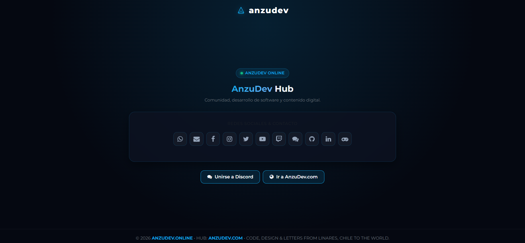 AnzuDev Hub Community